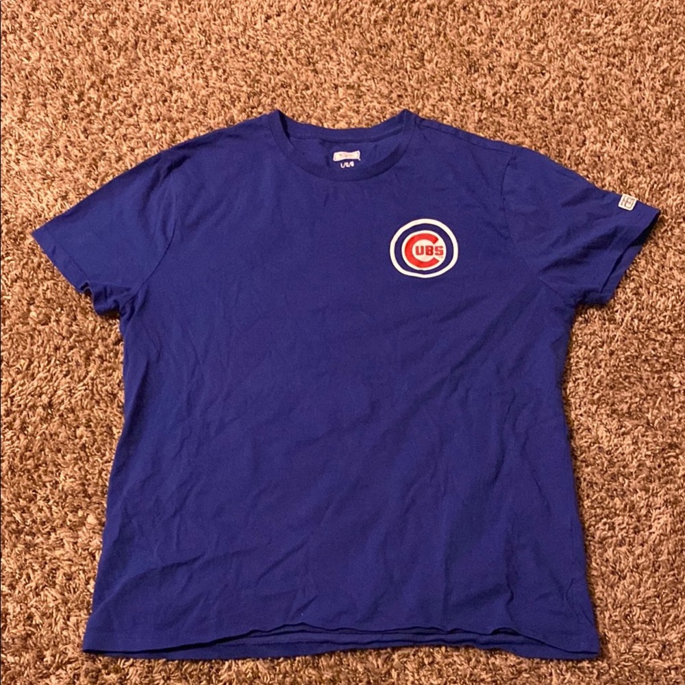 Womens Blue Chicago Cubs Tailgate T-shirt